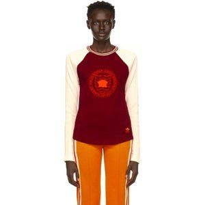 Adidas Wales Bonner Unisex T-Shirt Burgundy XS